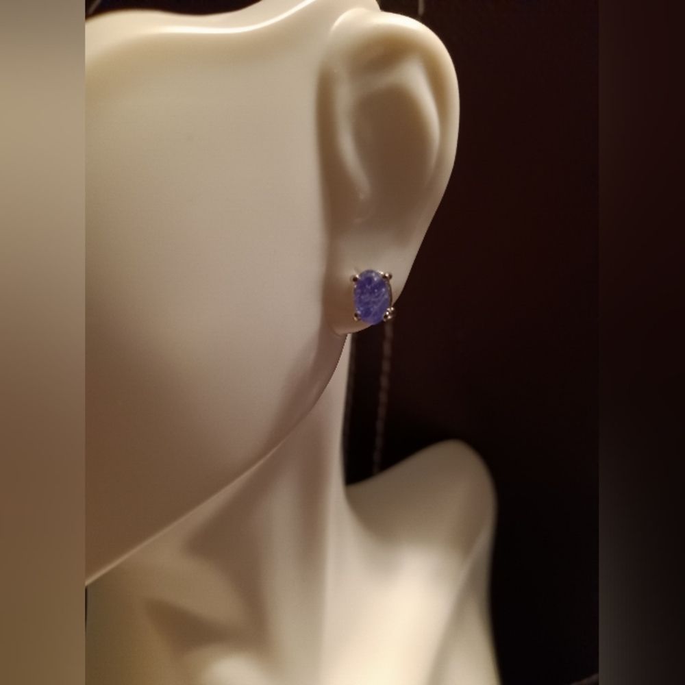 Sparkly Purple Amethyst Earrings